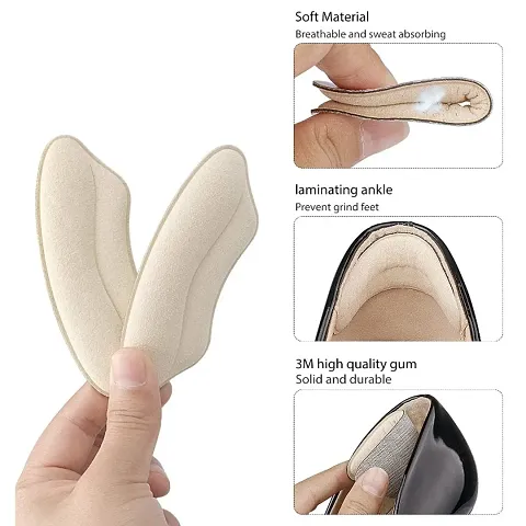 Heel Grips Liner Cushions Inserts for Loose Shoes,Pads for Shoe Too Big Men Women,Filler Improved Shoe Fit,Prevent Heel Slip and Blister, 1 PAIR