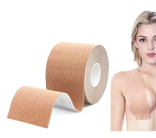 Boob Tape for Breast Lift Womens Spandex Multipurpose Breast Lift Booby Tape for Strapless Dress for Women Nipple Tape for Women Lifting Body Tape(Boob tape1D , 2 inch * 5 meter)