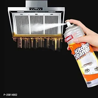 Multipurpose Bubble Foam Cleaner Spray Oil  Grease Stain Remover Chimney Cleaner Spray All Purpose Foam Degreaser Spray for Kitchen (500 ML) (1), 500ml-thumb0