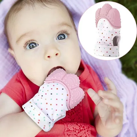 Teething Mitten, Soft Food-Grade Silicon