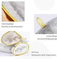 2 Pcs Dishwashing Heat Insulation Waterproof Dish Cleaning Gloves-thumb3