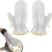 2 Pcs Dishwashing Heat Insulation Waterproof Dish Cleaning Gloves-thumb3