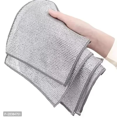 Multipurpose Wire Dishwashing Rags for Wet and Dry Stainless Steel Scrubber Pack of 5