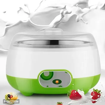 Plastic and Stainless Steel Automatic Yogurt Maker Machine (Multicolor)-thumb0