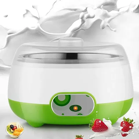 Plastic and Stainless Steel Automatic Yogurt Maker Machine (Multicolor)