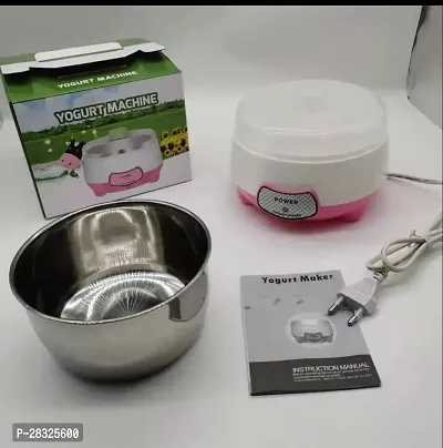 Plastic and Stainless Steel Automatic Yogurt Maker Machine (Multicolor)-thumb3