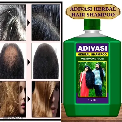 Adivasi Herbal Hair Shampoo 1 Ltr-thumb0