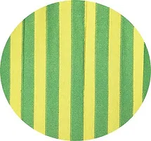 New Ladies Zone Striped Floor Cushion Pack of 1   (40 cm X 40 cm, 14 x 14 inch) 100% Cotton 1200 g Filling-thumb2