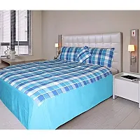 NewLadiesZone 250 TC Cotton Double Bedsheet with 2 Pillow Covers , Bedsheet: 90 X 100 inches or 225 x 254 cm, Pillow Cover: 17 x 27 inches or 43 x 68 cm Single-thumb2