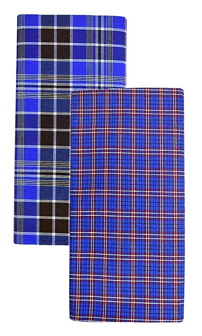 stithed lungi 2 Mtr Set of 2PCS