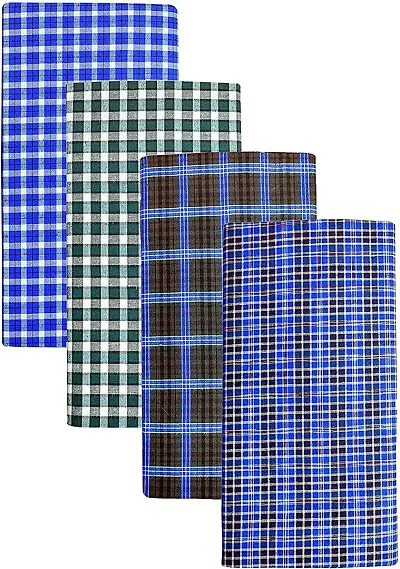 stithed lungi 2 Mtr Set of 4PCS