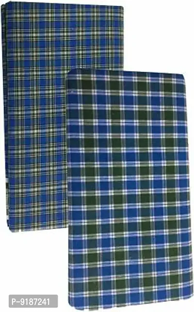 Cotton stithed lungi  2 Mtr Set of 2PCS