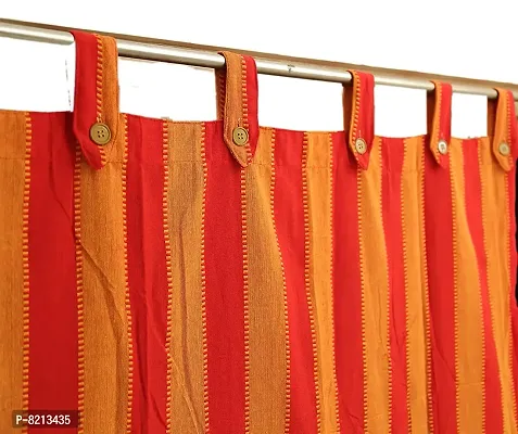 RED Strip Loop Door Curtains setof 2 pc-thumb4