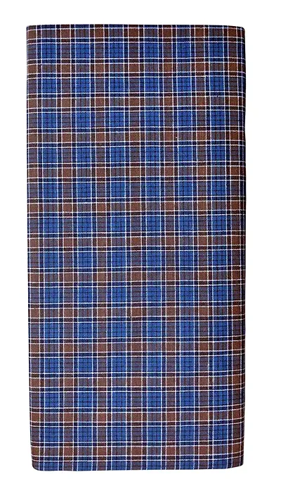 Stylish Fancy Checked 2Mtr Lungis For Men Pack Of 1