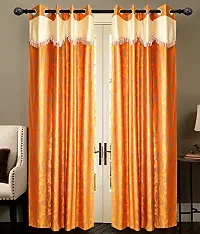 Red Flower Door Curtain Set of 1PCS-thumb2