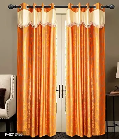 Red Flower Door Curtain Set of 1PCS-thumb3