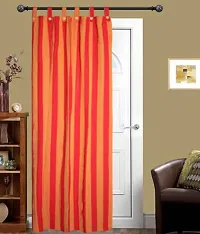 RED Strip Loop Door Curtains setof 2 pc-thumb1