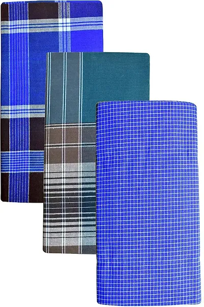 stithed lungi 2 Mtr Set of 3PCS