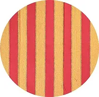 New Ladies Zone Striped Floor Cushion Pack of 1(40 cm X 40 cm, 16 x16 inch) 100% Cotton 1200 g Filling-thumb2