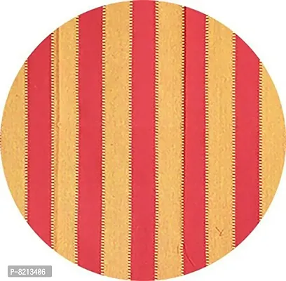 New Ladies Zone Striped Floor Cushion Pack of 1(40 cm X 40 cm, 16 x16 inch) 100% Cotton 1200 g Filling-thumb3