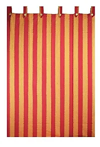 New Ladies Zone Cotton Door Curtain, 7 X 4 Ft, Red, Pack of 1-thumb1