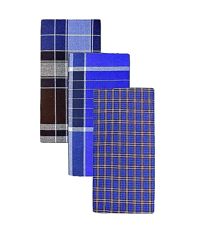 stithed lungi 2 Mtr Set of 3PCS