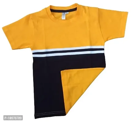 Boys Cotton Regular feet Round Neck Casual T Shirt and Shorts set of 2 pcs-thumb2