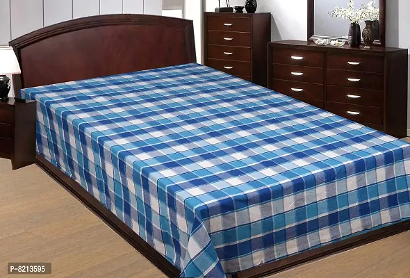 NewLadiesZone 250 TC Cotton Single Bedsheet , Bedsheet: 60 X 90 inches or 152 x 224 cm,-thumb0