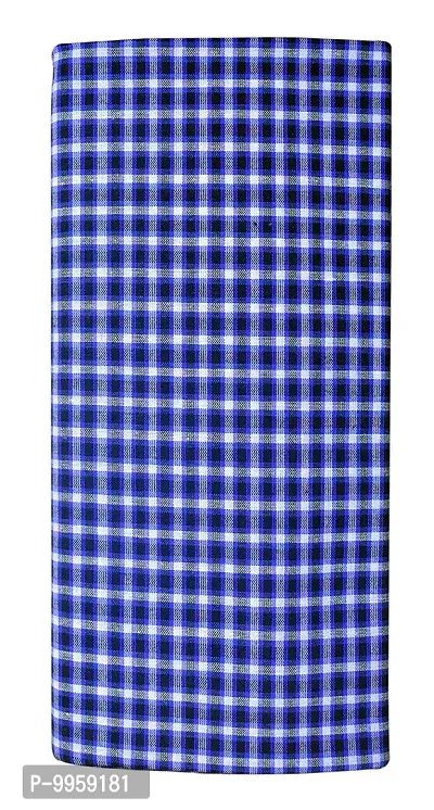Stylish And Comfortable Cotton Checked Lungis For Men-thumb0