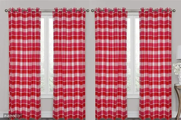 New Ladies Zone Cotton Door Curtain Set of 4pc 4 X7 FEET-thumb0