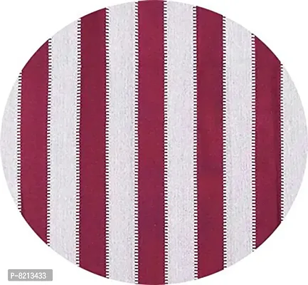 New Ladies Zone Striped Floor Cushion Pack of 1   (40 cm X 40 cm, 16 x 16 inch) 100% Cotton 1200 g Filling-thumb3