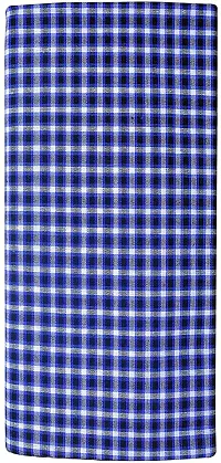 Elite Multicoloured Polycotton Checked Lungis For Men Pack Of 2-thumb1