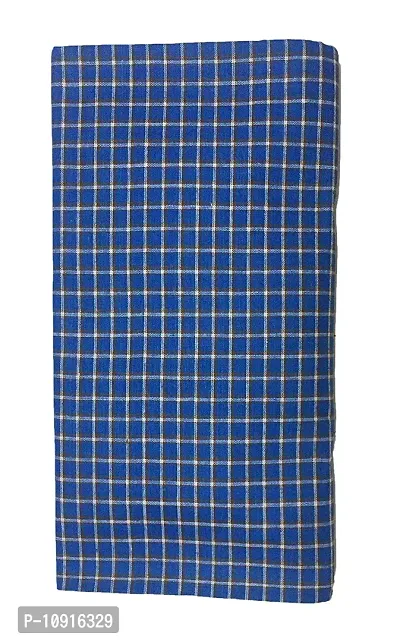 Stylish Fancy Cotton Checked 2Mtr Lungis For Men Pack Of 1-thumb0