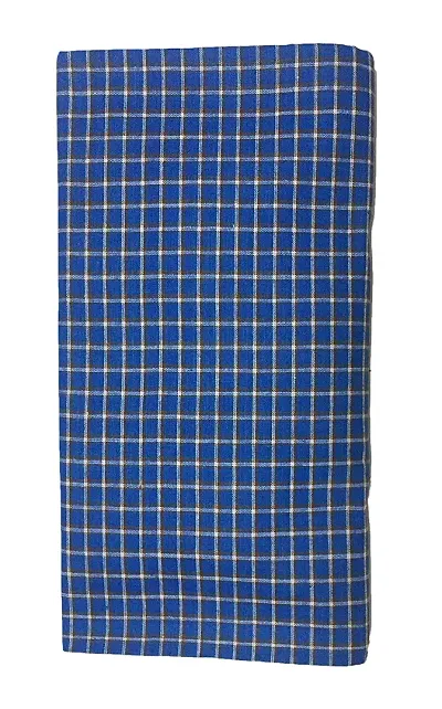 Classy Checked Stitched Lungie For Men