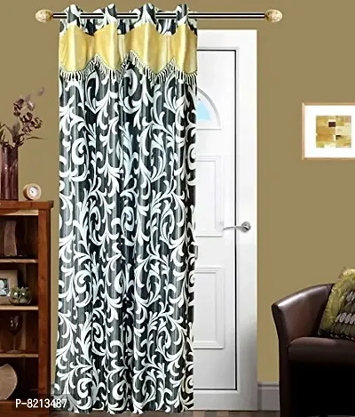 Red Flower Door Curtain Set of 1PCS