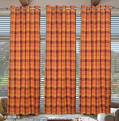 New Ladies Zone Cotton Window Curtain Set of 3pc 4 X6 FEET