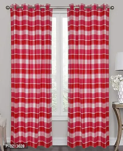 New Ladies Zone Cotton Window Curtain Set of 2pc 4 X6 FEET-thumb0