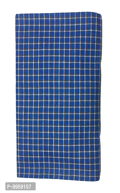 Stylish And Comfortable Cotton Checked Lungis For Men-thumb0