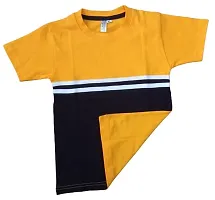 Boys Cotton Regular feet Round Neck Casual T Shirt and Shorts set of 2 pcs-thumb1