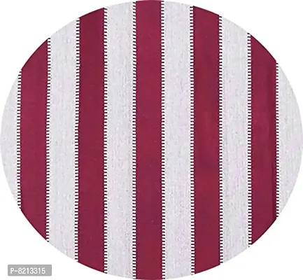 Red Stripe Loop Door Curtain Set of 2 PCS-thumb2