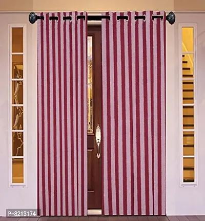 Blue Stripe ringe Door Curtain Set of 2 PCS-thumb0