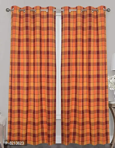 New Ladies Zone Cotton Window Curtain Set of 2pc 4 X6 FEET-thumb0