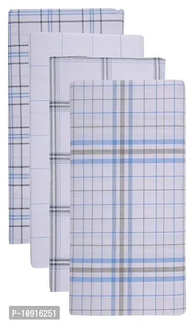 Stylish Fancy Cotton Checked 2Mtr Lungis Combo For Men Pack Of 4-thumb0