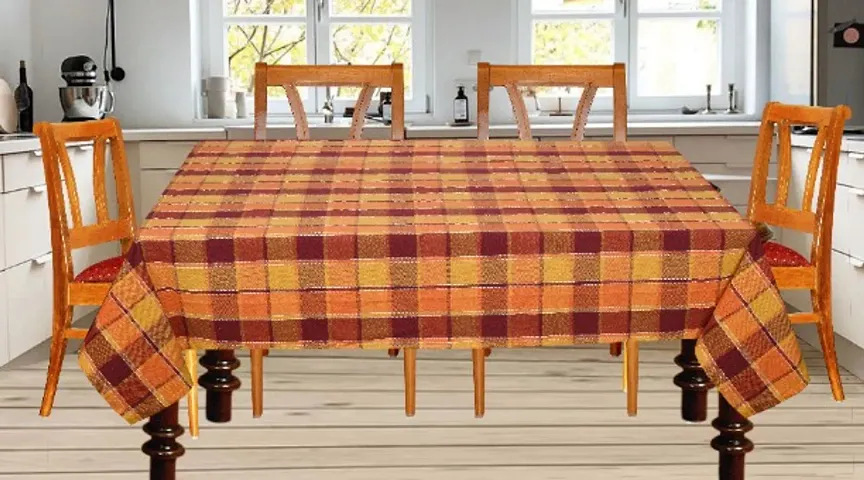 Checked Print Dining Table Covers