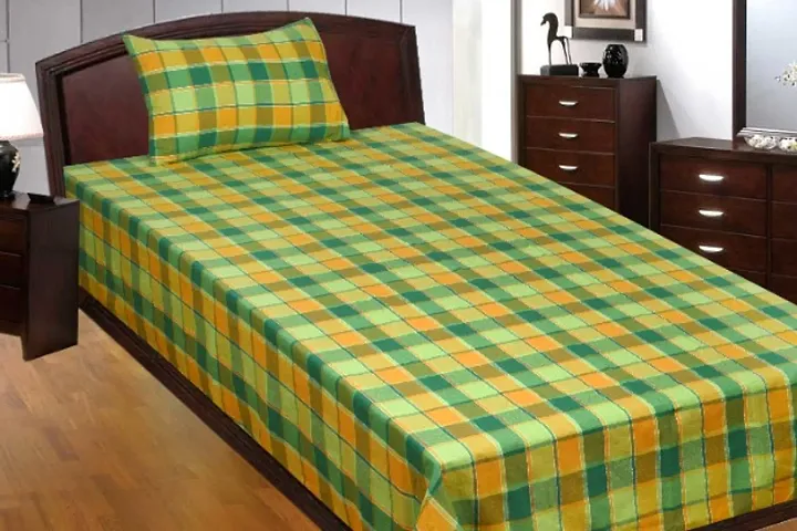 Cotton Printed Single (90*60) Bedsheets