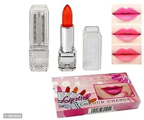 Steel Paris Colour Change Gel Lipstick For Pink Lips - Pack of 3-thumb3