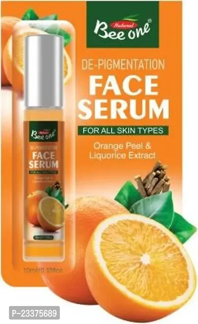 Beeone DE-Pigmentation Orange Peel  Liquorice Extract Face Serum for Acne-Prone Skin  (10 ml) pack of 2-thumb0