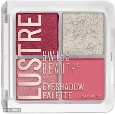 SWISS BEAUTY Lustre Eyeshadow Palette 5 g  (Rose n Petals)