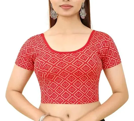 Attractive Cotton Blend Stitched Blouses 