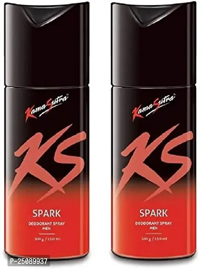 Kama Sutra Spark Deodorant for Men, 150ml pack of 2